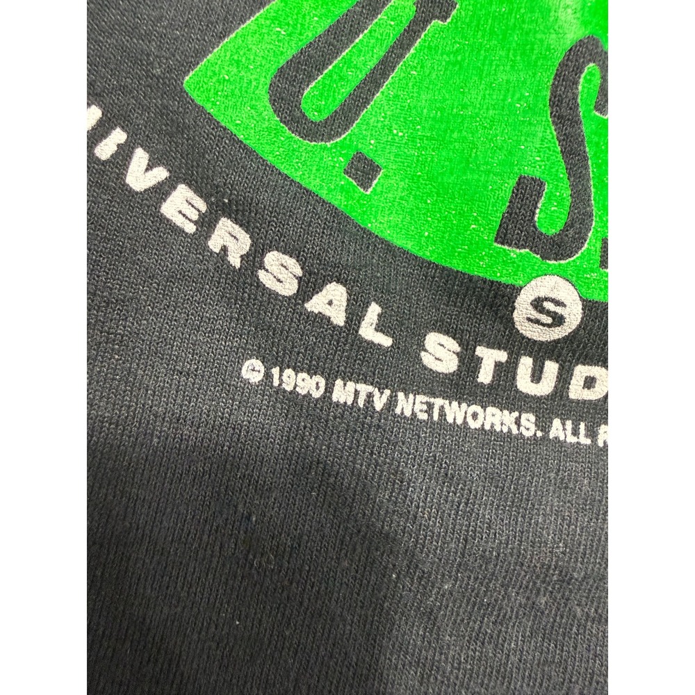Vintage 1990 Nickelodeon Universal Studios Slimetown Kids 6-8 Screen Stars Shirt - Picture 4 of 10